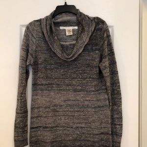 Max Studio Gray and Blue Midi Dress